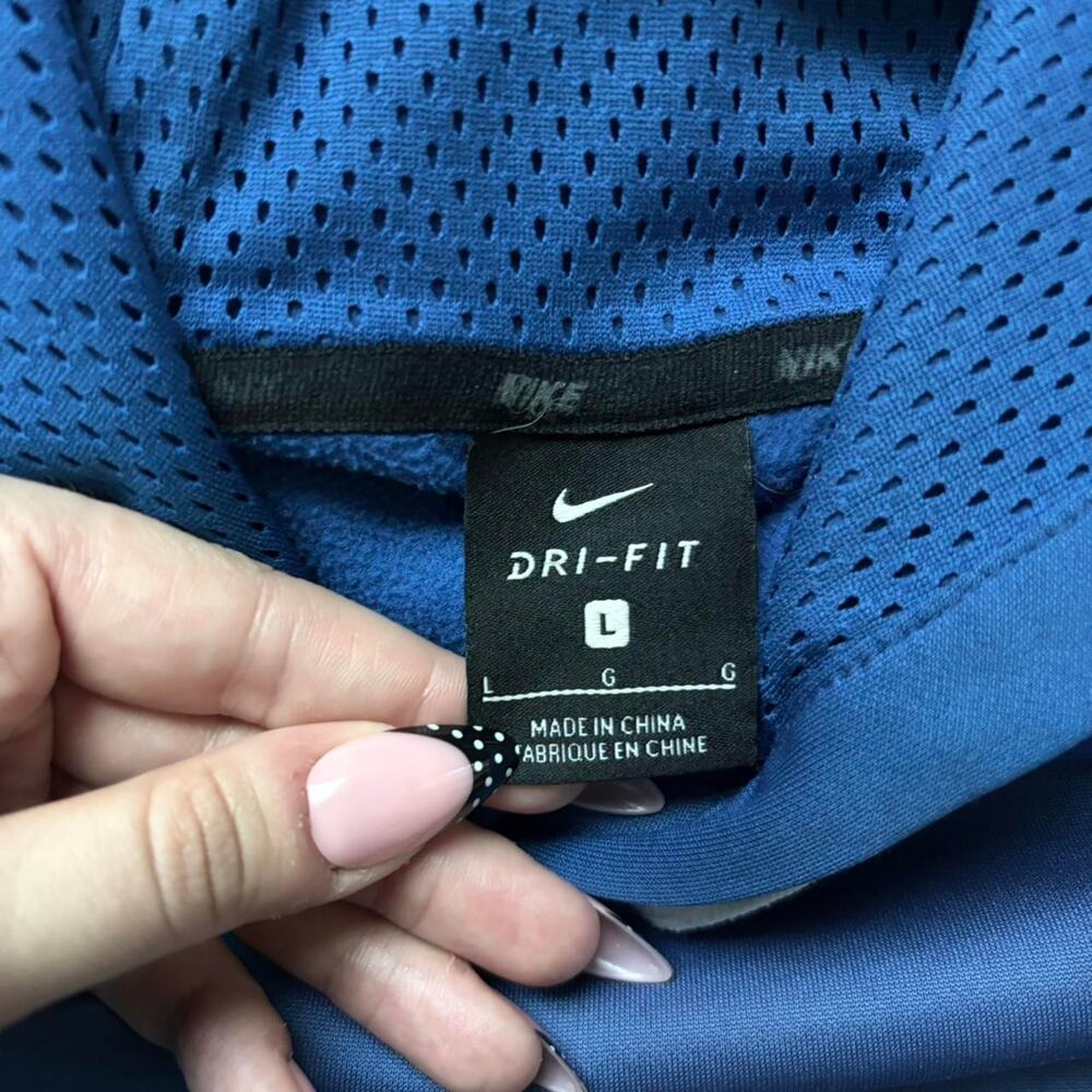 Nike blue Dri-Fit hoodie Size L - Picture 3 of 7